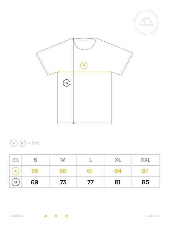 MANTO t-shirt RACING OVERSIZE biały