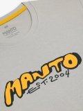 MANTO t-shirt MARKER jasnoszary