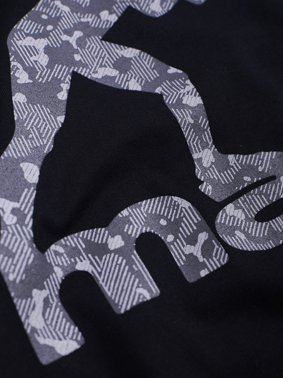 MANTO t-shirt LOGO CAMO czarny