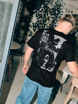 MANTO t-shirt RESOLVE czarny