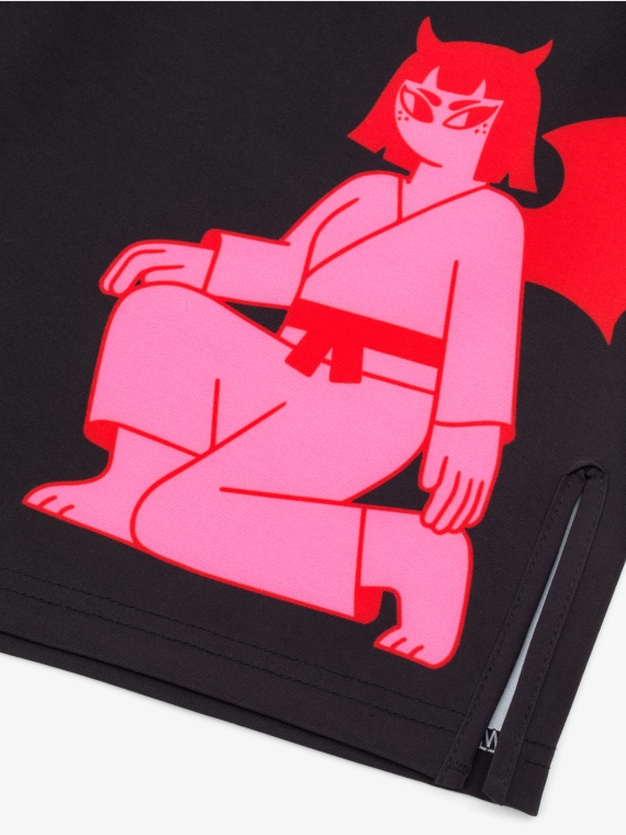 MANTO spodenki TWO SIDES czarne