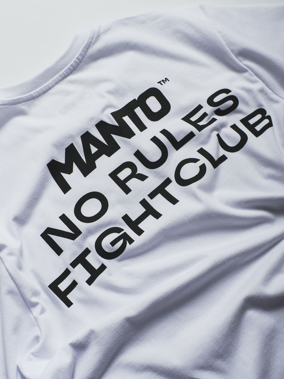 MANTO t-shirt FIGHTCLUB biały