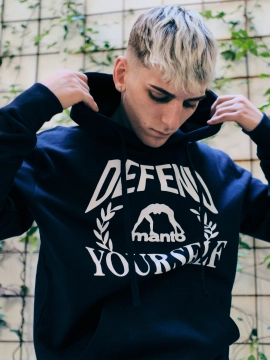 MANTO bluza z kapturem DEFEND granatowa