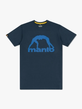 MANTO t-shirt VIBE 25 granatowo-niebieski