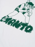 MANTO t-shirt LUTEK WRESTLER biały