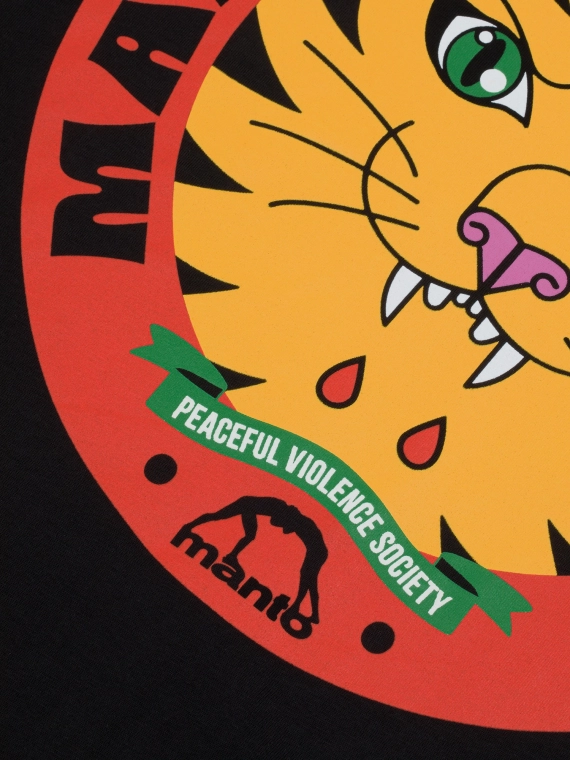 MANTO t-shirt WORLDWILD czarny 