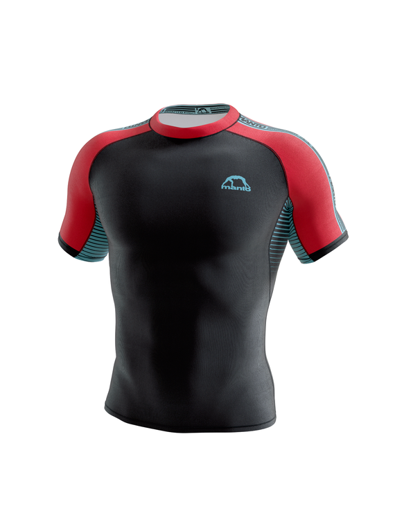 MANTO rashguard STRIPE 2.0 czarno-czerwony