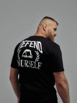 MANTO t-shirt DEFEND 25 czarny