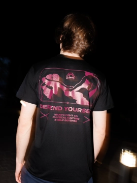 MANTO t-shirt KICKER czarny