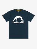 MANTO t-shirt VIBE 25 granatowo-biały