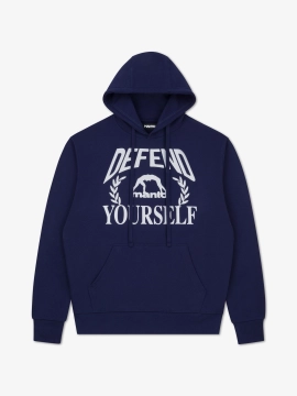 MANTO bluza z kapturem DEFEND granatowa