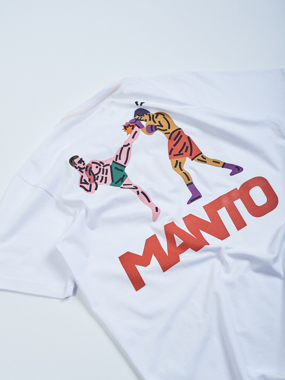 MANTO t-shirt STRIKE GYM 2.0 biały