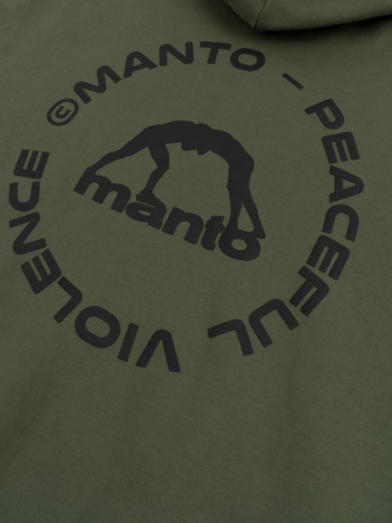 MANTO bluza z kapturem LABEL 25 OVERSIZE khaki