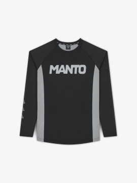 MANTO techniczny longsleeve LOGOTYPE czarny