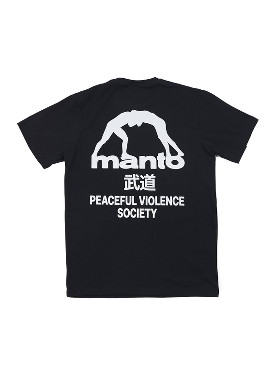 MANTO t-shirt SOCIETY czarny