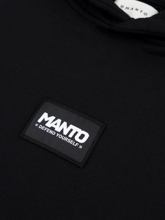 MANTO bluza z kapturem LABEL 25 OVERSIZE czarna
