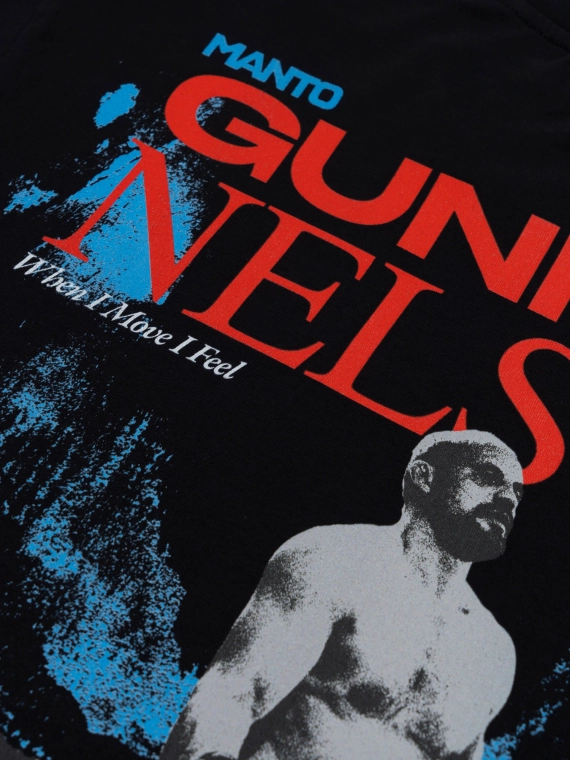 MANTO  t-shirt GUNNAR czarny