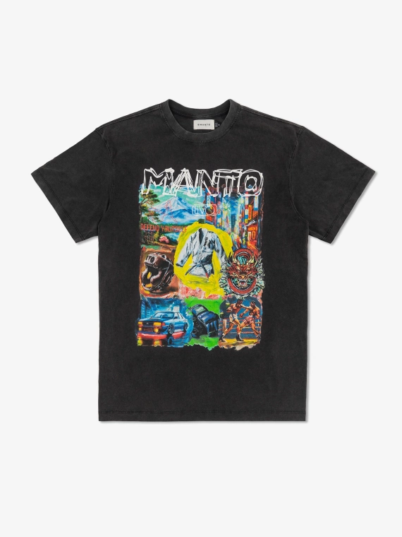 MANTO t-shirt IVO czarny