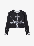 MANTO rashguard CHROME czarny