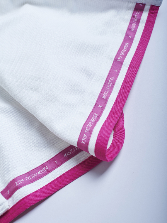 MANTO x KTOF "BALACLAVA"  BJJ Gi białe