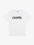 MANTO t-shirt METAL LOGOTYPE biały