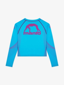 MANTO rashguard PEACEFUL VIOLENCE niebieski