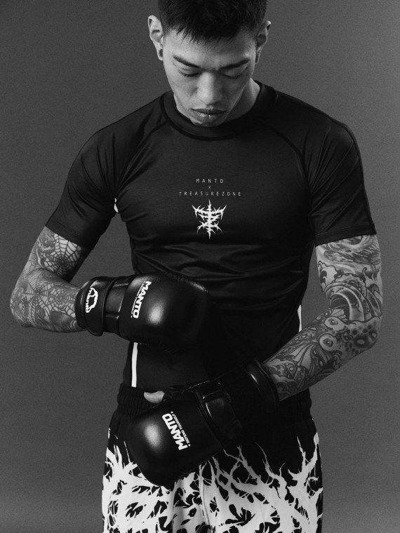 MANTO rashguard TREASURE ZONE czarny