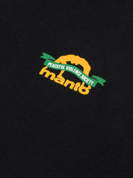 MANTO t-shirt RIBBON czarny
