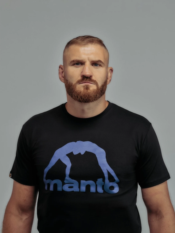 MANTO t-shirt VIBE 25 czarny onyks-granatowy