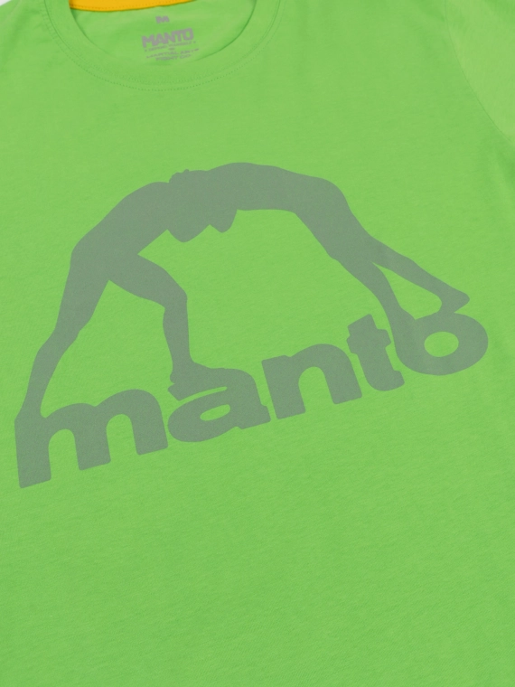 MANTO t-shirt VIBE 25 neon zieleń-odblask