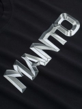 MANTO t-shirt METAL LOGOTYPE czarny