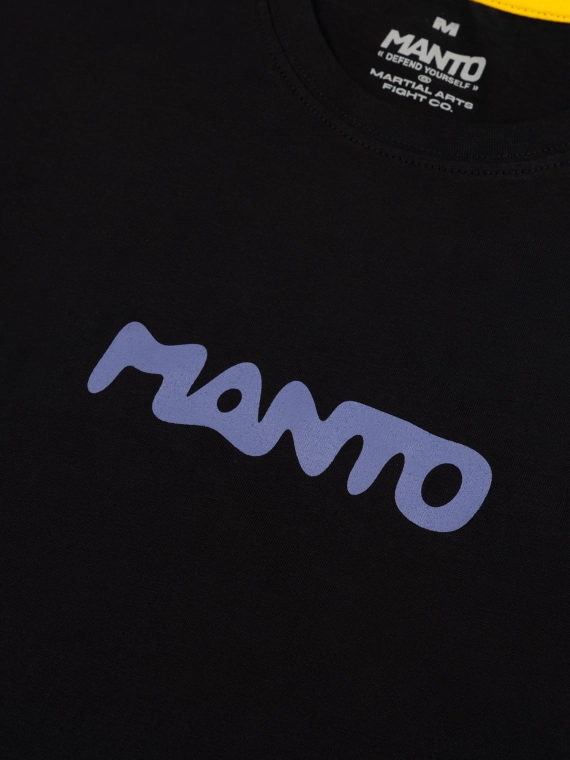 MANTO t-shirt TRACE czarny