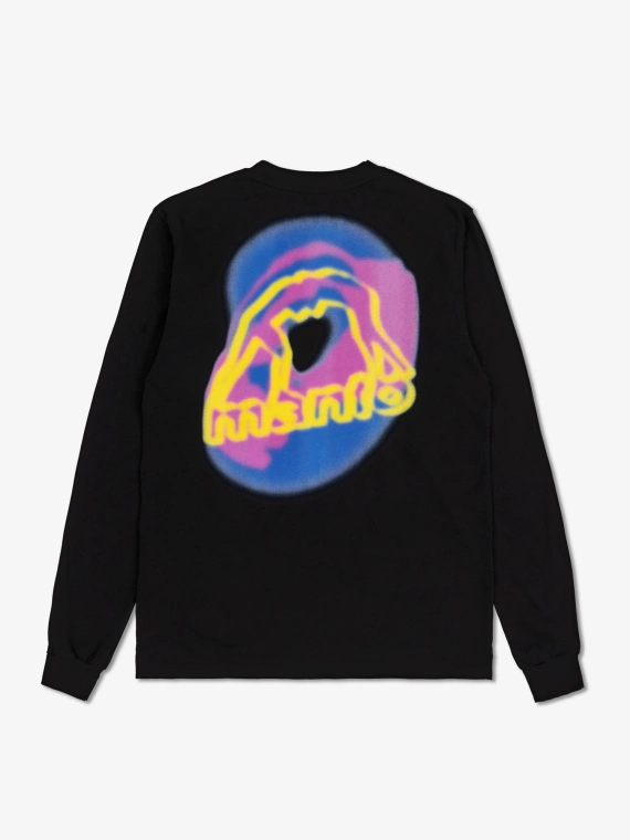 MANTO longsleeve BLUR czarny