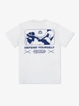 MANTO t-shirt KICKER biały