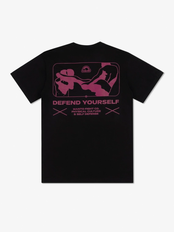 MANTO t-shirt KICKER czarny