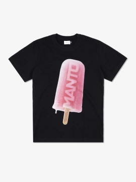 MANTO t-shirt ICE CREAM czarny