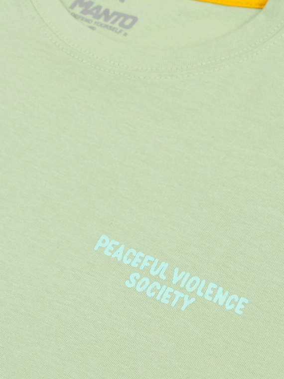 MANTO t-shirt SOCIETY 25 limonkowy