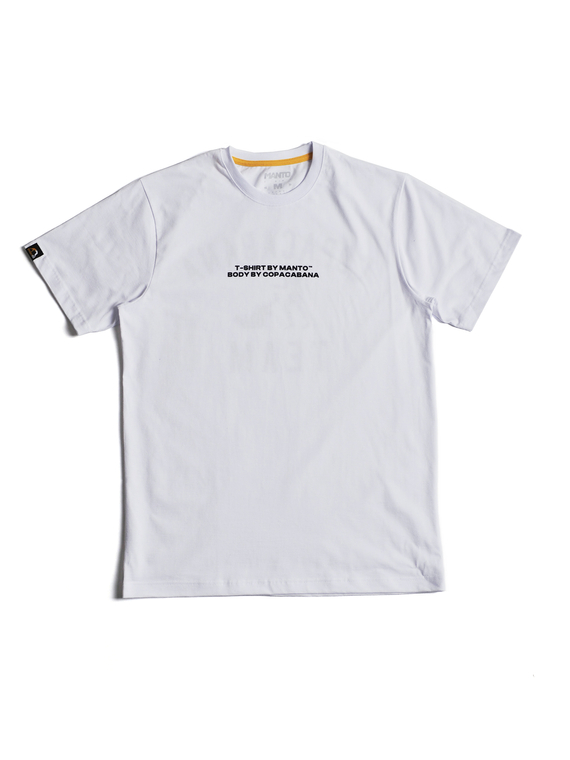 MANTO t-shirt BODY BY COPACABANA  biały