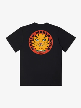 MANTO t-shirt WORLDWILD czarny 