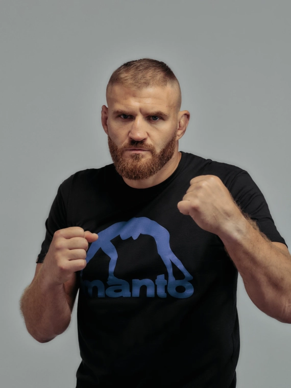 MANTO t-shirt VIBE 25 czarny onyks-granatowy