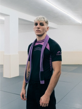 MANTO rashguard RANKED 25 purpurowy