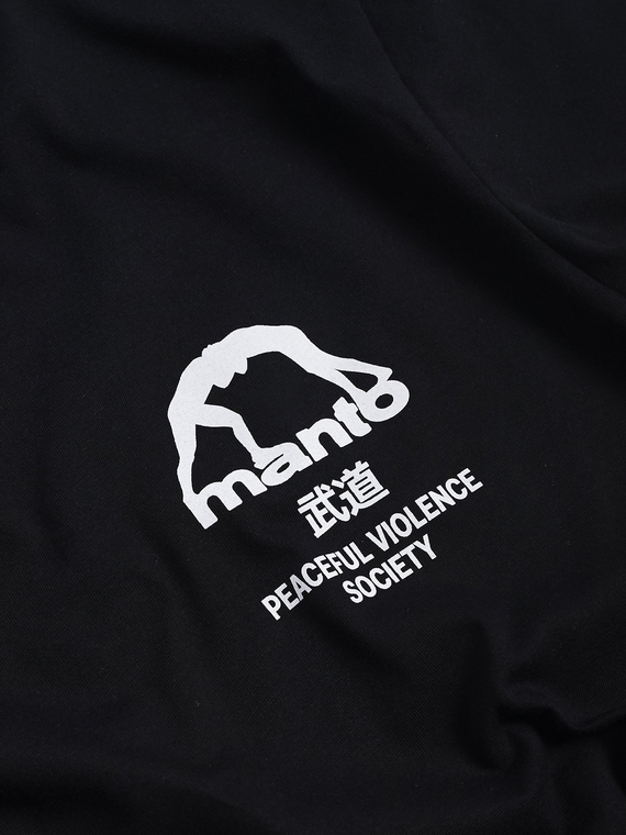 MANTO t-shirt SOCIETY czarny