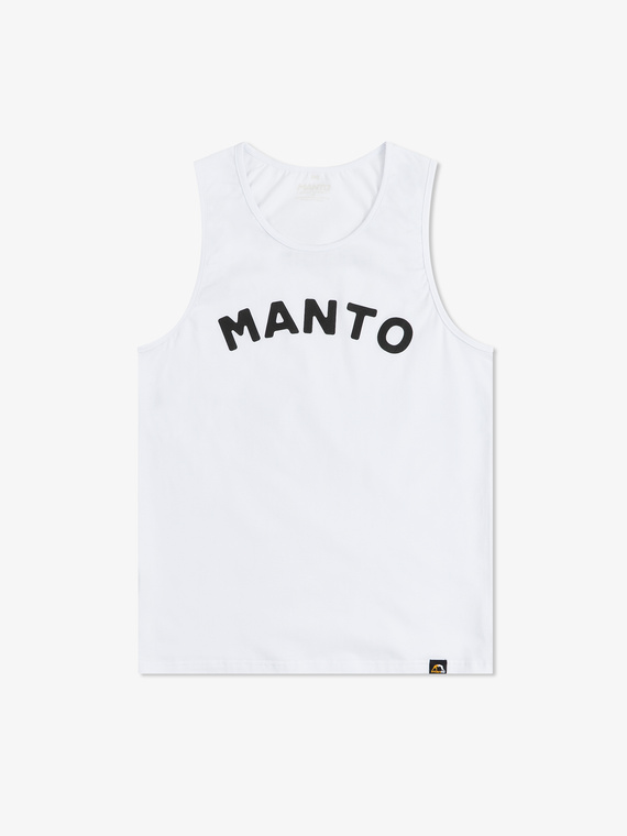 MANTO tank top ENDURANCE biały