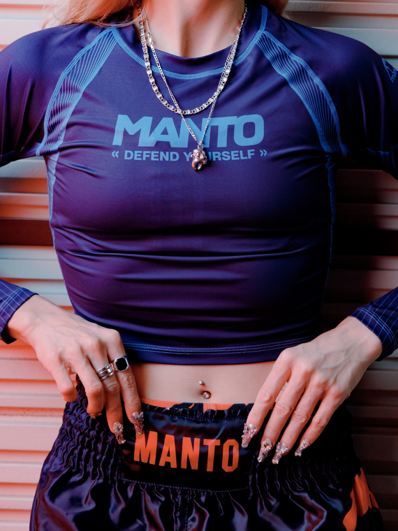 MANTO rashguard DEFEND granatowy