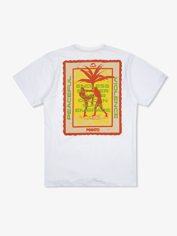 MANTO t-shirt ENDLESS SUMMER biały