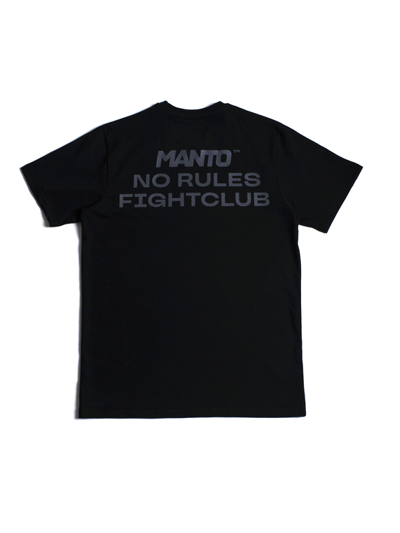 MANTO t-shirt FIGHTCLUB czarny