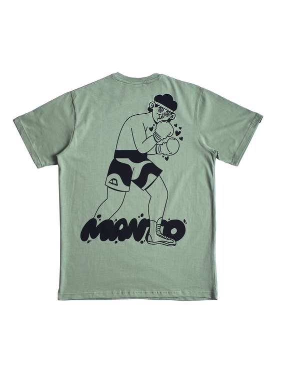 MANTO t-shirt LUTEK BOXER zielony