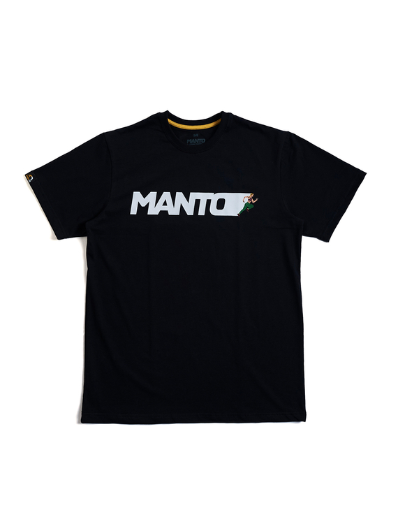 MANTO t-shirt RUN czarny