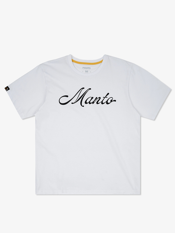 MANTO t-shirt SLEEK OVERSIZE biały