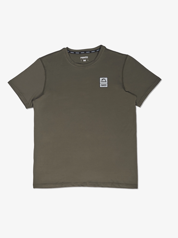 MANTO t-shirt treningowy PULSE khaki